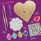 Paint Your Own Wooden Kids Heart Treasure Box Kit - Art Kits for Toddler Girl - Arts and Craft Easter Gifts for Ages 3-6 Year Old Girls - DIY Jewelry Box Toys - Crafts Painting Projects Gift